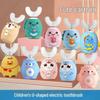 U-Shaped Children's Electric Toothbrush with Soft Silicone Bristles for Gentle Dental Care