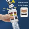 Universal Rotating Faucet & Shower Filter - Anti-Splash, Removable, Washable, Six-Layer Purification.