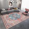 Red Persian Bedroom Carpet Bath mat Carpets for Living Room Decoration Home Boho rugs Washable Area Rug Antiskid Floor Mats