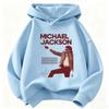 2026 Kids' Michael Jackson Print Hoodie – Warm Autumn/Winter Retro-Style Pop Icon Graphic Sweatshirt for Boys and Girls