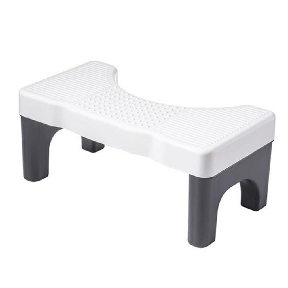 Toilet Stool Poop Stool for Squatting Posture Portable Plastic Potty Stool for Adults Seniors Kids Bathroom Non-Slip Children Handwashing Foot