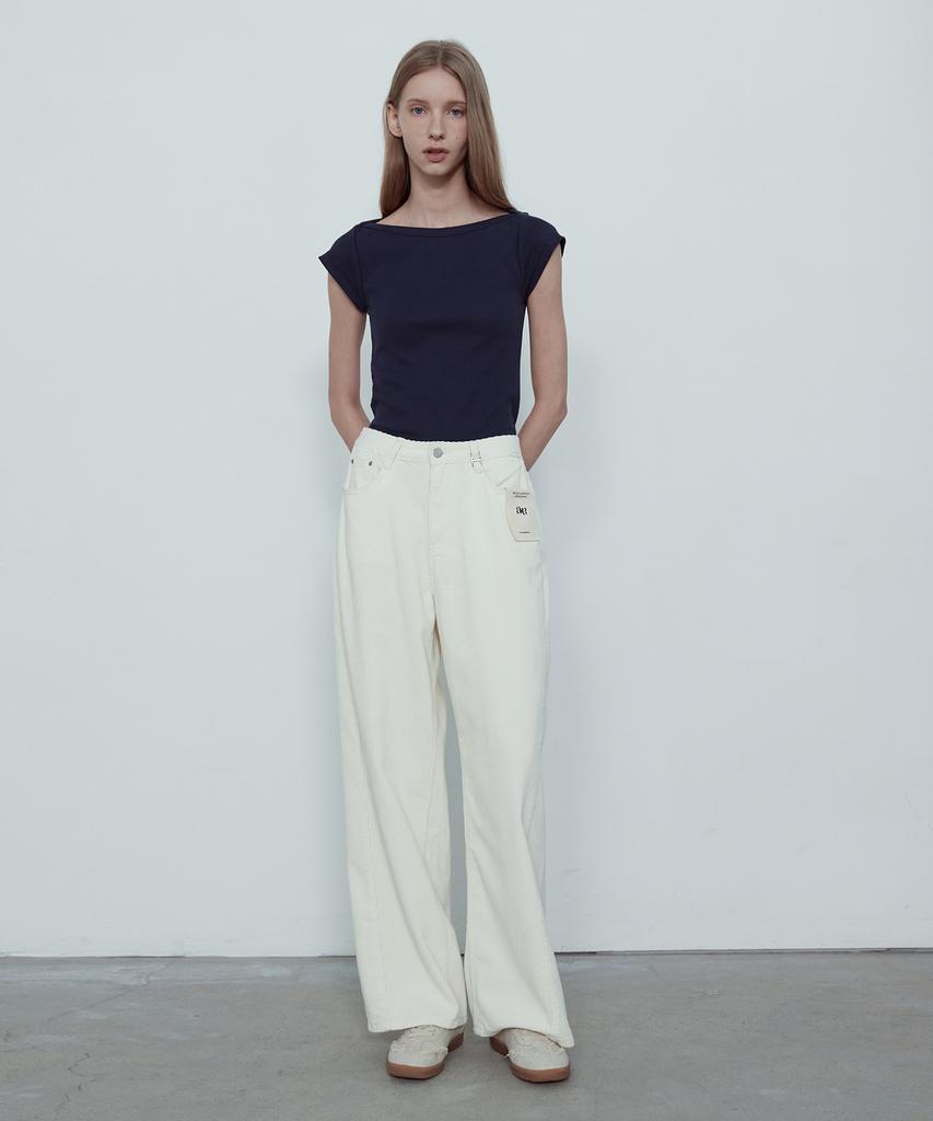 NON AND NON Velor Wide Corduroy Pants_Nfpt5308 (B Type)