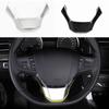 My Good Car Inner Decorative Chrome Steering Wheel Cover Insert Trim Sequined Decoration For Peugeot 408