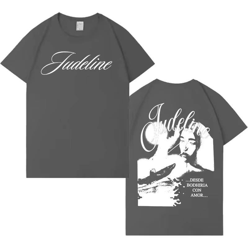 2026 Summer Singer Judeline Tide Album Tees Womens Unisexs Clothing Vintage Style High Quality Tshirt Y2K Summer New T Shirt