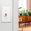 Toggle Switch Panel Single Gang Unbreakable Modern White Heavy Duty Decorative Plastic American Wall Plate Outlet Cover Home Supplies