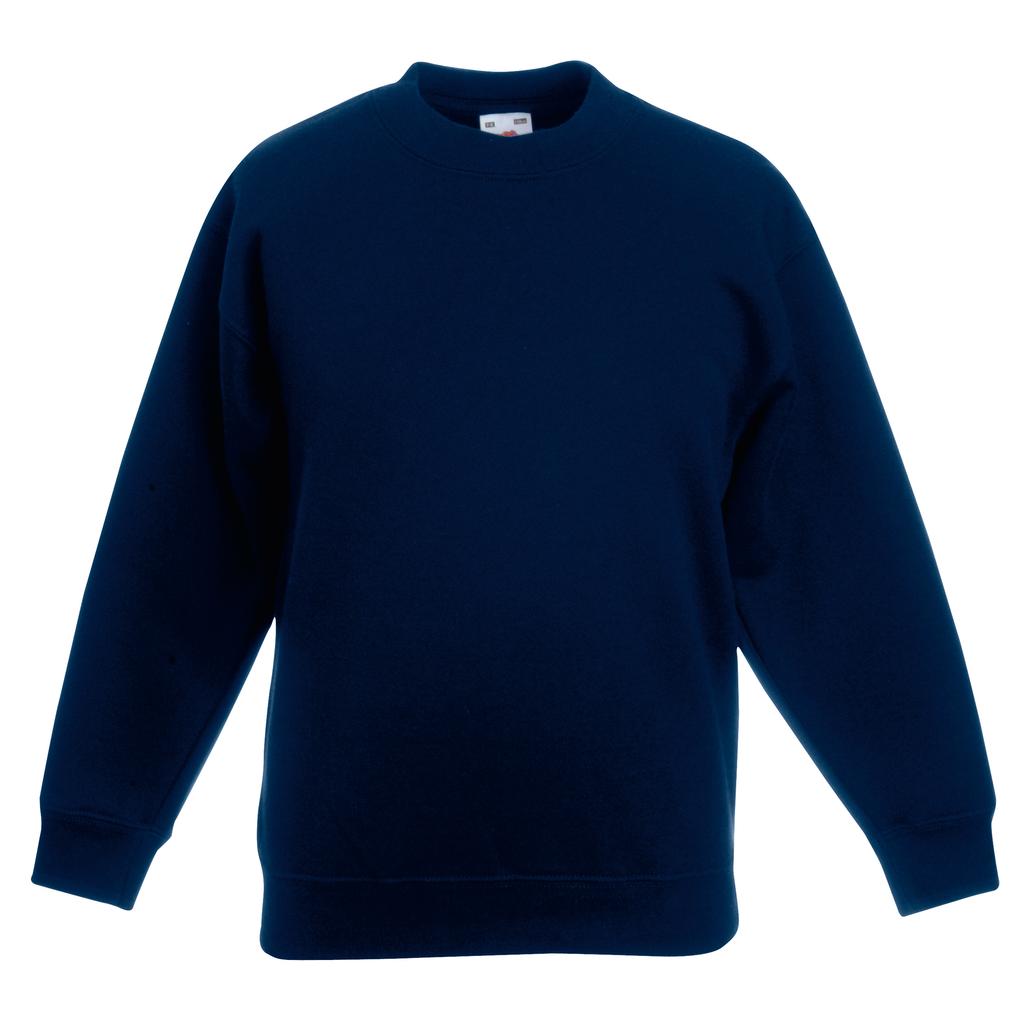 FRUIT OF THE LOOM Klasyczna bluza Unisex dla dzieci 80/20 Raglan (Zestaw 2 szt.)