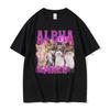 Alpha-Kater Lustiges Meme Katzenliebhaber Geschenk Grafik T-Shirt Herren Damenmode Kurzarm-T-Shirts Oversized T-Shirt Streetwear