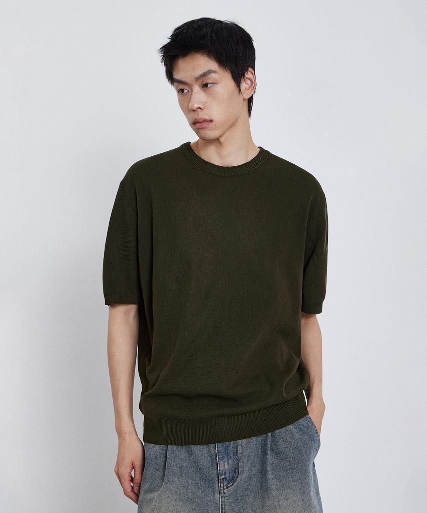 KIIMUIR (Collar Or Round) Linen-Like Half Knit 2 Types (Type B)