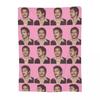 Pedro Pascal Pattern  Blanket Flannel Sofa Throw Blanket Warm for Home Bedroom Office Throws Bedspread Quilt