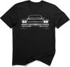 1950-talets Full-Size Amerikansk Lyxsedan Retro T-shirt