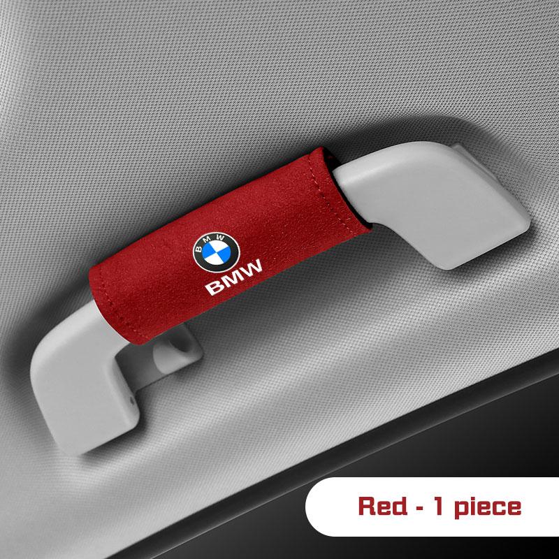 Car Suede Roof Handle Cover Protective Pull Gloves Interior Accessories for BMW M M3 M5 M6  E39 E90 E70 G02 G05 G07 G60 G70 I4 RW6