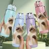 1PC Playful Kitten Cat 750ml Color Plastic Sports Water Bottle Leakproof Flip Straw Lid Suitable for Sports Office Home Use