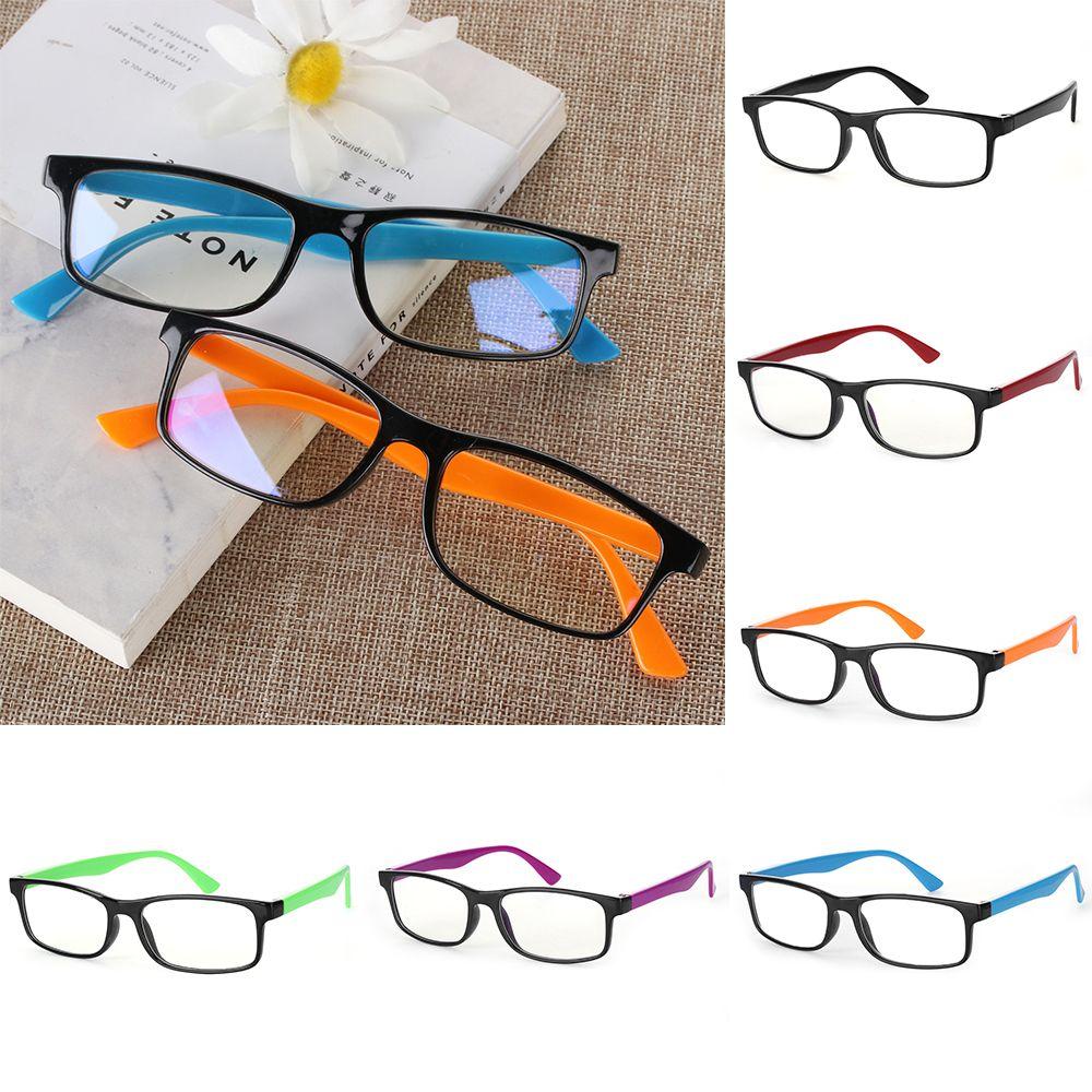 Unisex Anti Blue Rays Radiation Glasses Computer Goggles Anti-UV UV400 Flat Mirror Eyeglasses