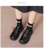 2024 Spring Autumn New Style Vintage Casual Shoes Women's Preppy Thick Sole Loafers Versatile Single Shoes Comfortable Fit