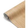 Self-adhesive Wood Effect PVC Wallpaper 60 X 500 Cm - Waterproof Beige