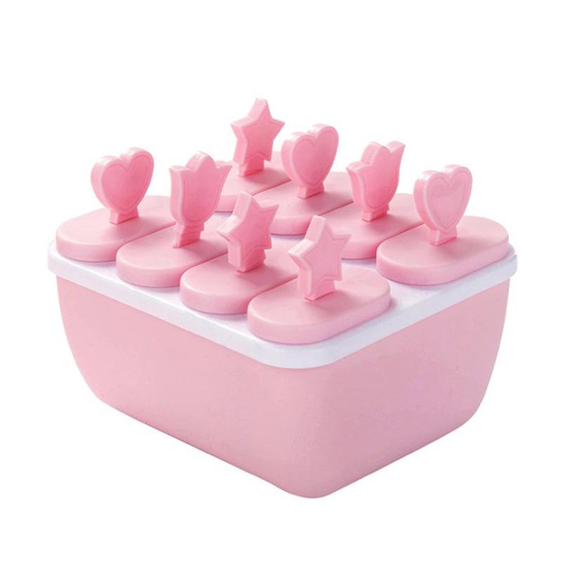 Kitchen Ice Cube Molds Reusable Popsicle Maker Diy Ice Cream Tools Kitchen 6/8 Cell Lolly Mould Tray Bar Tools