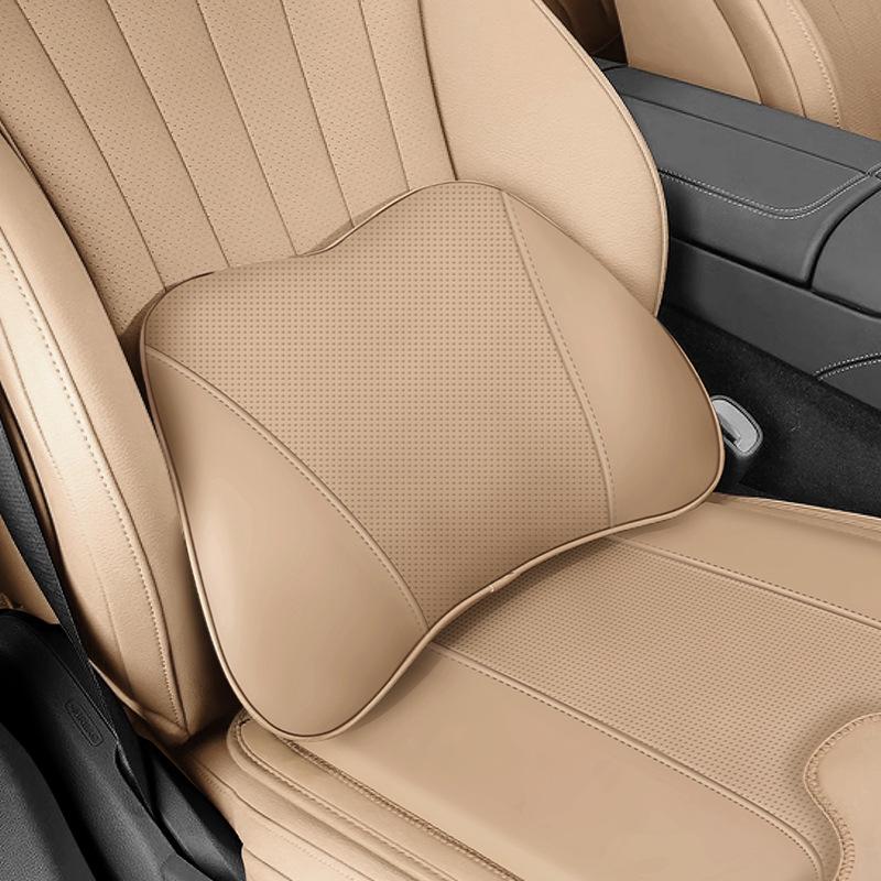 Blue Electric E5 PLUS Car Headrest and Lumbar Support Cushion for Neck and Back Comfort