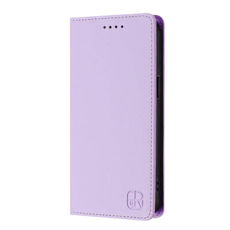 Lyxigt stöldskyddande plånboksfodral med flip-fodral till Samsung Galaxy A33 A13 A23 A53 A73 5G A03 Core S läderfodral med magnet