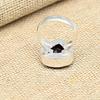 Red Garnet Gemstone Solid 925 Sterling Silver Handmade Jewelry Engagement Ring