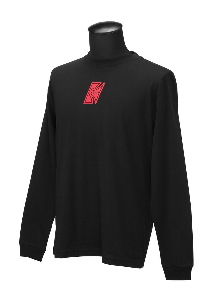 TAMA Langärmeliges schwarzes T-Shirt TAML001M [Größe M]