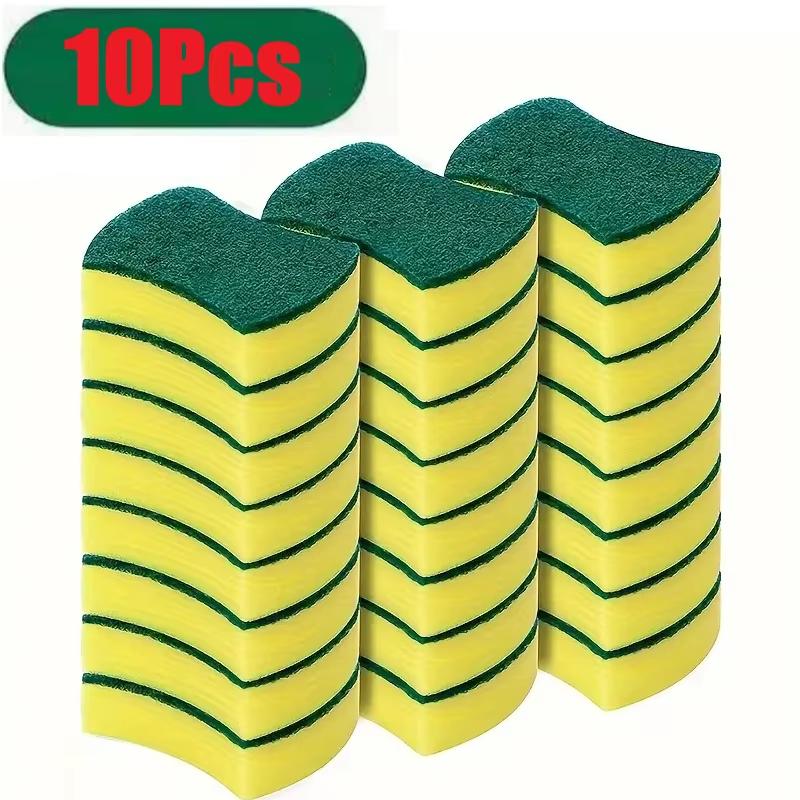 5/10/20/30 Piezas Esponja Limpiadora de Cocina Almohadilla para Vajilla Esponja Depuradora Anti-Rayaduras para Cocina Baño y Limpieza del Hogar