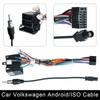 Connecteur d'alimentation pour Suzuki Buick Volkswagen ISO Hyundai Kia Honda Toyota Nissan mitsubishi 2 Din câble Radio Android voiture RCA