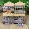 Boho Style Multi-Style Women's Earrings Geometric Shape Dangle Ear Zircon Match Various Party Decor Gifts