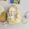 Sommer, fünfzackiger Stern Rucksack, niedlicher japanischer Ins-Stil, Milch schäumende kleines Mädchen, frischer und vielseitiger Reise Rucksack