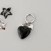 Black Heart Keyring