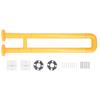 UShaped Toilet Grab Bar NonSlip Stainless Steel Bathroom Support for Seniors Elderly