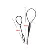 Accessories Loop Tail Clip Ponytail Creator Home Use Crochet Braids Hair Pull Needle Styling Maker For Ponytail Pigtails