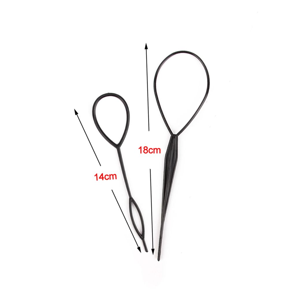 Accessories Loop Tail Clip Ponytail Creator Home Use Crochet Braids Hair Pull Needle Styling Maker For Ponytail Pigtails