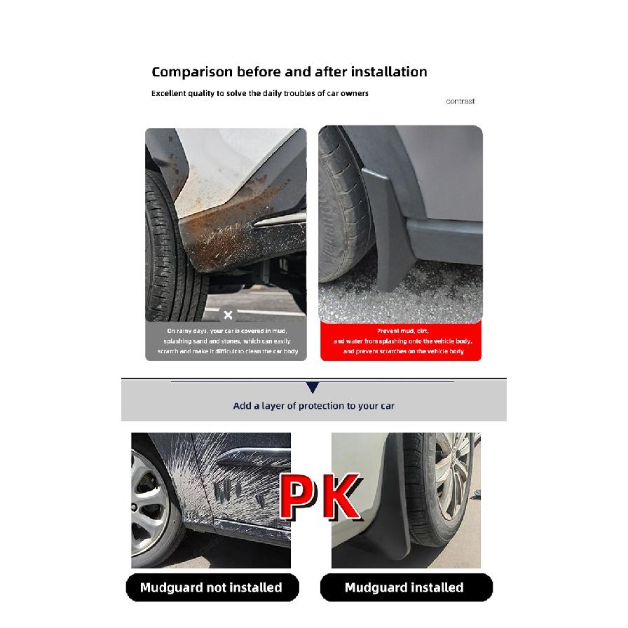 Car Mud Flaps For KIA Forte K3 GT 2022 Cerato BD ~2023 Car Anti Splash Mudguards Splash Guard Front Rear Fenders