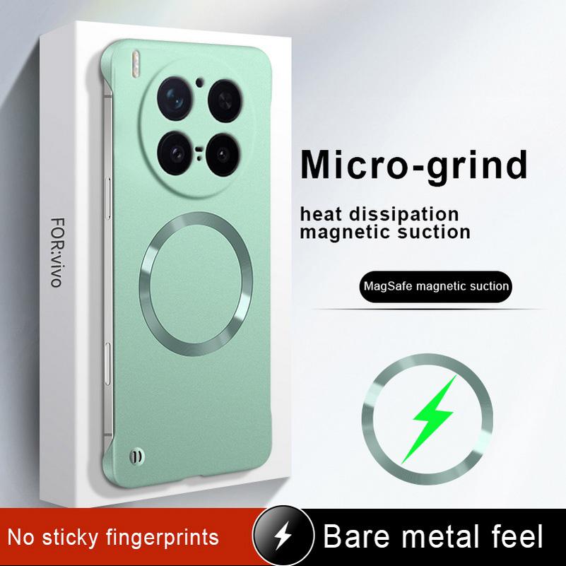 Slim Bezels Magsafe Magnetic Phone Case for VIVO X300 Pro vivo x300 X200 Ultra X200s x200 Pro FE X100 Pro Camera Protect Cover