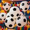 Football Fan Party Supplies 36 Inch Balloons, Explosion-Proof Latex Soccer Print Balloon Sports Theme Decor for Game Day, Durable