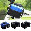 Bicycle Bag Anti-crack Reflective Strip Shockproof Large Capacity High Strength 3-in-1 Bike Front Beam Upper Tube Saddle Bag Bicycle Accessories