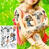 6 Sheets Outer Space Temporary Tattoos For Kids Adult Watercolor Astronaut Planets Galaxy Fake Tattoo Sticker For Boys Girls