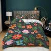 Three-Piece Quilt Cover Christmas Elk Holiday Decoration Bedding Digital Printing Kit