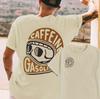 Koffein & Benzin Grafik Baumwoll-T-Shirt Unisex Männer Frauen Sommer Luxusmarke Oberteile Kurzarm Klassisches Mode-T-Shirt Essentials