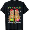 Hot New Merry Christmas Cat Gift Funny Black S-5XL Shirt FF218 Unisex T-Shirt