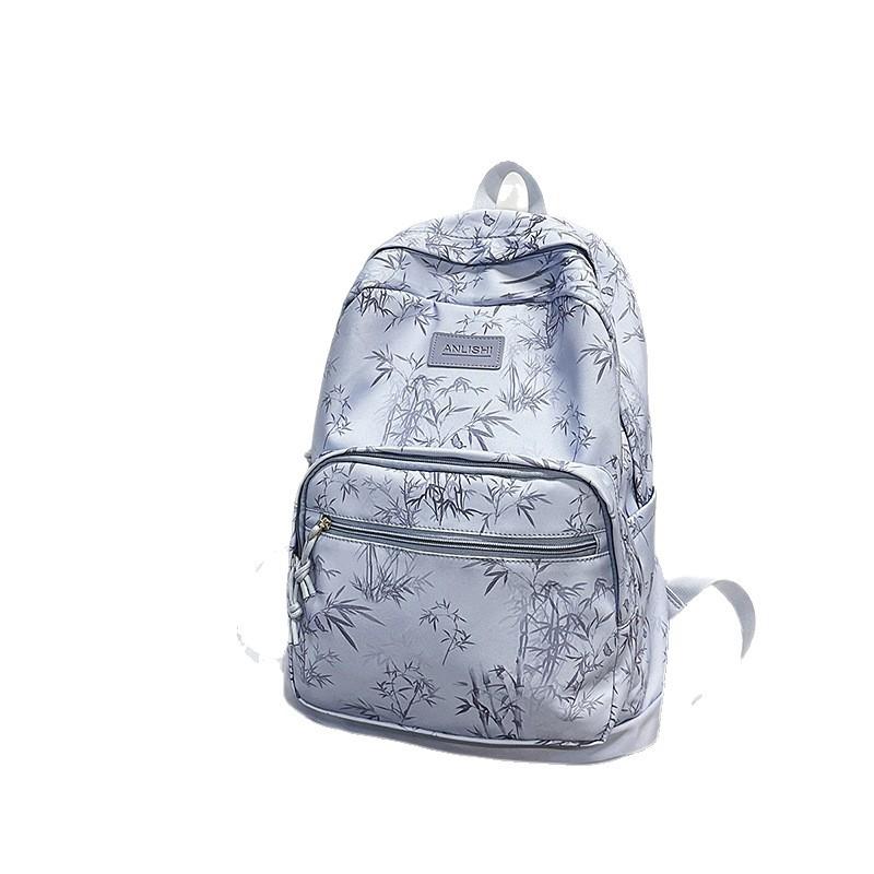 Schoolbag New High-value National Style Backpack Large-capacity Middle School Student College Student Schoolbag Versatile Lightweight Backpack