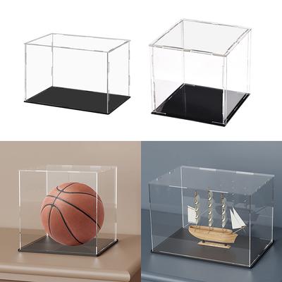 Caja de almacenamiento para el hogar Caja de protección a prueba de polvo Caja de joyería Caja de exhibición de acrílico transparente Caja transparente hecha a mano