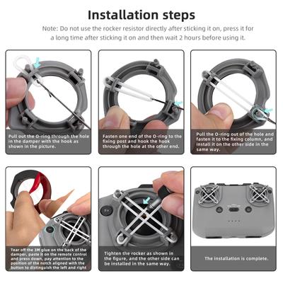 1 Set Remote Control Damper Joysticks Rocker Resistors Protection Accessories for Mavic 3/Mini 3Pro/Mini 2/Air 2/Air 2S