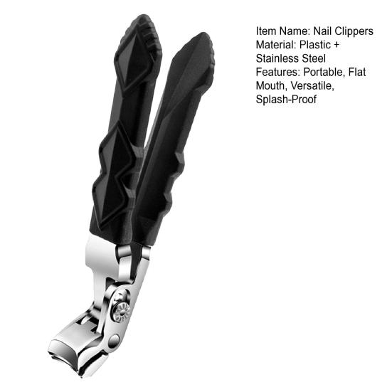 1/2Pcs Thick Nail Clippers for Ingrown Toenails Stainless Steel Wide Jaw Opening