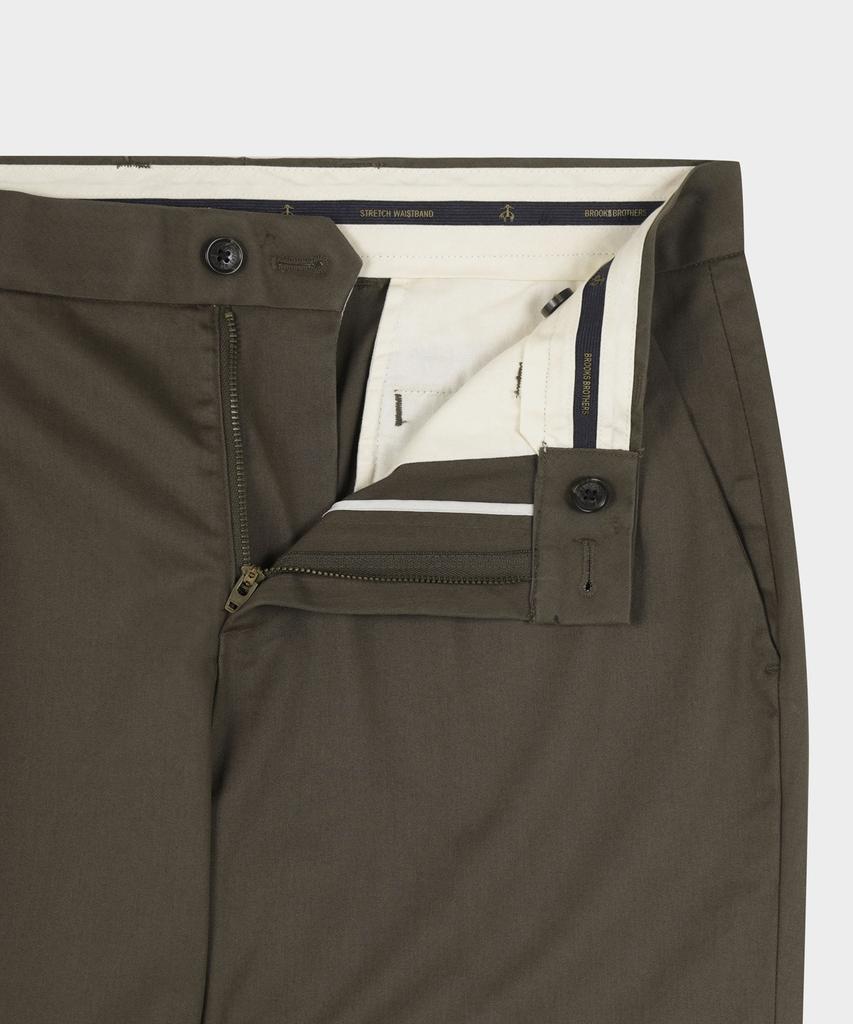 BROOKS BROTHERS Regular Fit Cotton Stretch Advantage Chino (Brown) (Bbpcmfz502)