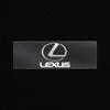 Car Metal Emblem Wiper Stickers Reflective Decor Decals For Lexus IS ES GS LS UX NX RX