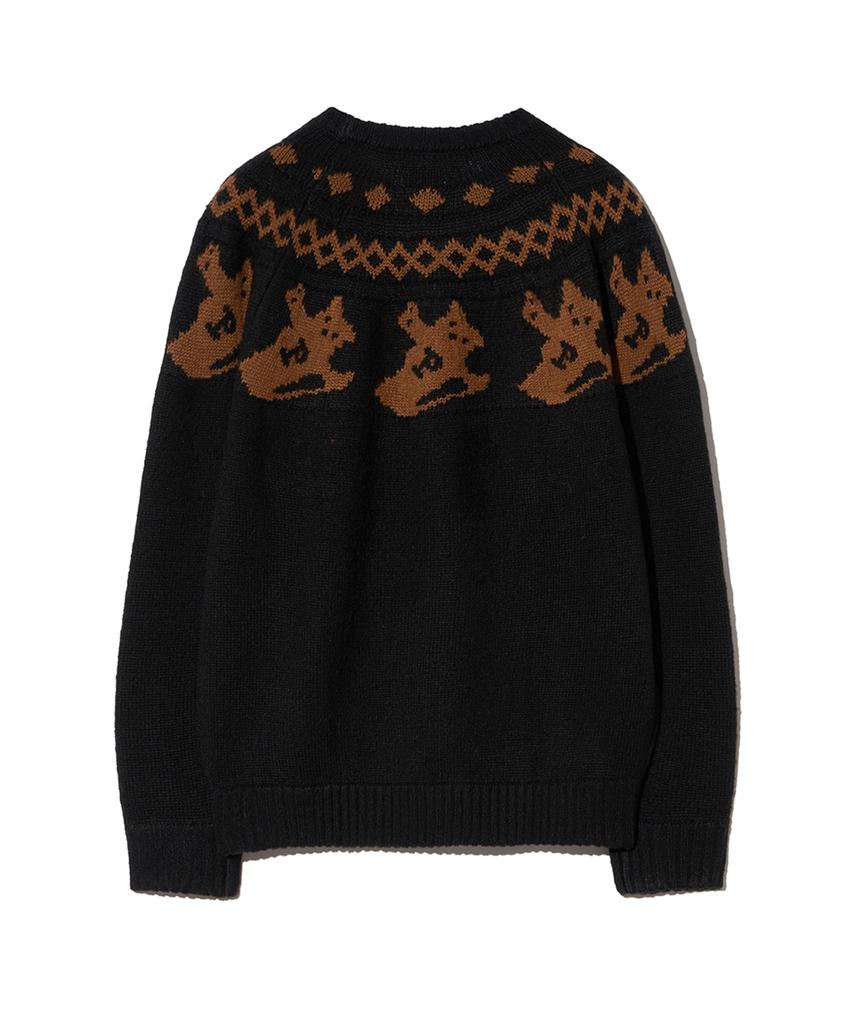 PHYSICAL DEPARTMENT Yoga Bear Nordic Knit_Black