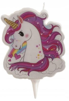 Candle - Unicorn 2D, 1 Set