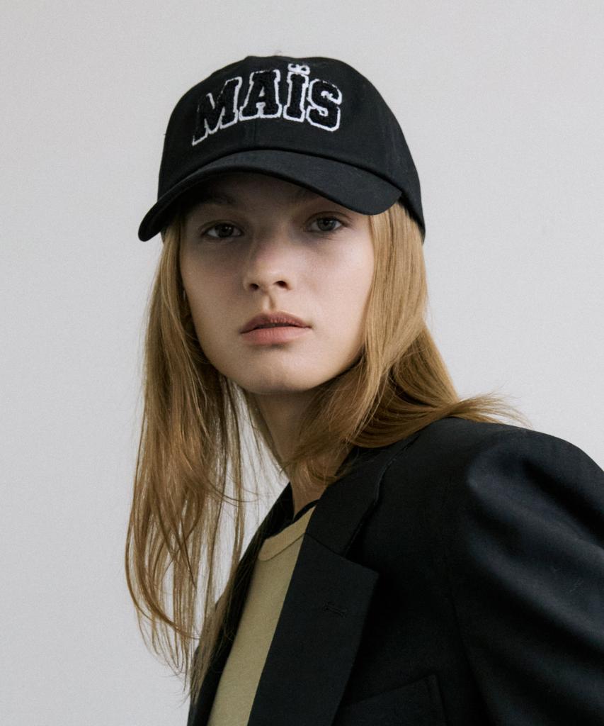 MAIS Signature Boucle Logo Ball Cap / Black