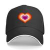 Lesbian Heart Sticker Baseball Cap Fishing Caps Unisex Tactical Cap Funny Hat Ball Cap Trucker Hats For Unisex Womens